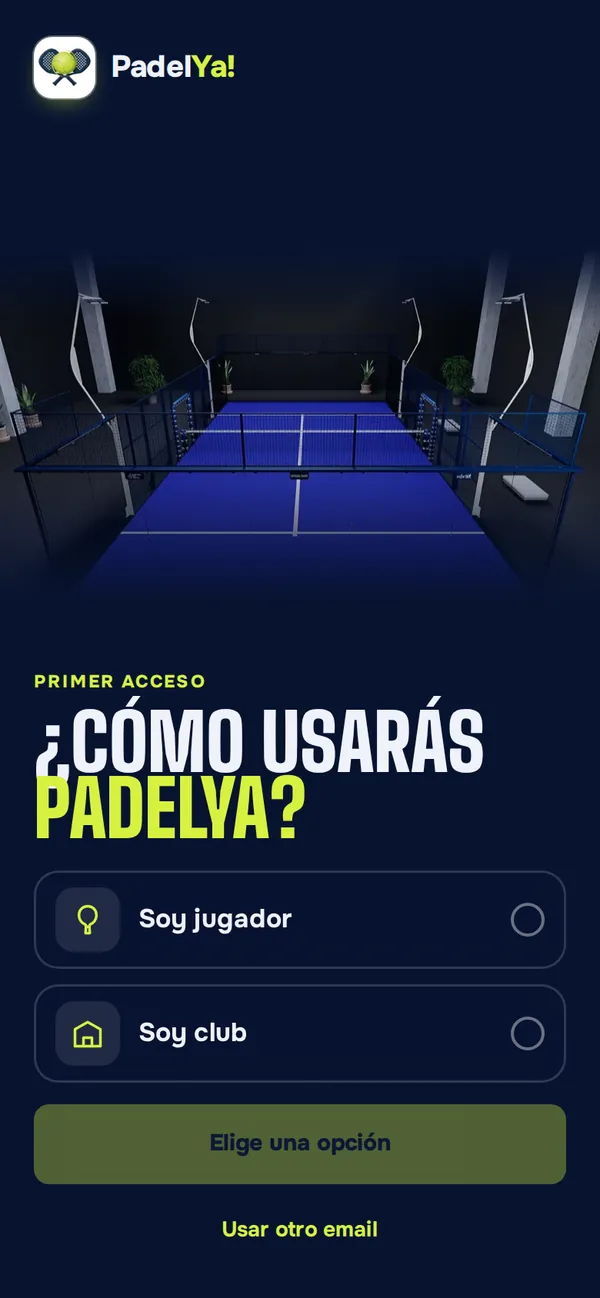 Elegir Soy jugador